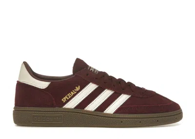 Pre-owned Adidas Originals Handball Spezial (women's) Sneakers In Maroon/off White/gum