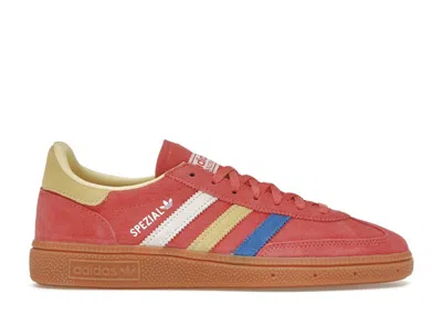 Pre-owned Adidas Originals Handball Spezial (women's) Sneakers In Preloved Scarelet Red/almost Yellow/supplier