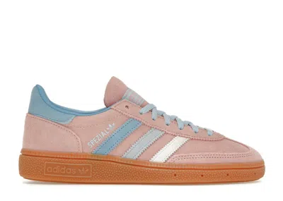 Pre-owned Adidas Originals Handball Spezial (women's) Sneakers In Semi Pink Spark/light Blue Sky