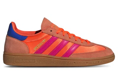 Pre-owned Adidas Originals Handball Spezial (women's) Sneakers In Solar Orange/lucid Pink/gum In Multi