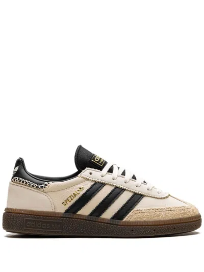 Adidas Originals Handball Spezial "wonder White Black" Sneakers In Neutrals