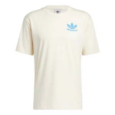 Adidas Originals Happy Earth T-shirt 'non Dyed' In White