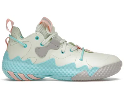 Pre-owned Adidas Originals Harden Vol. 6 Gren Mist Sneakers In Green Mist/glow Pink/pulse Aqua