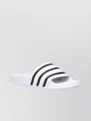 Adidas Originals Heeled Sandals With Open Toe And Signature Stripes In White