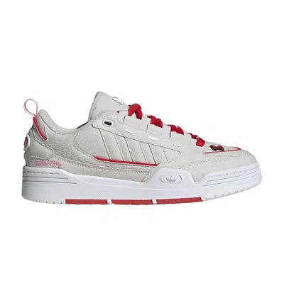 Pre-owned Adidas Originals Hello Kitty X Wmns Adi2000 'cloud White Vivid Red' In Cream