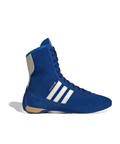 Adidas Originals High-top Lace-up Casual Shoes In Blue