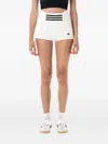 Adidas Originals High-rise Ribbed Boy Shorts In White