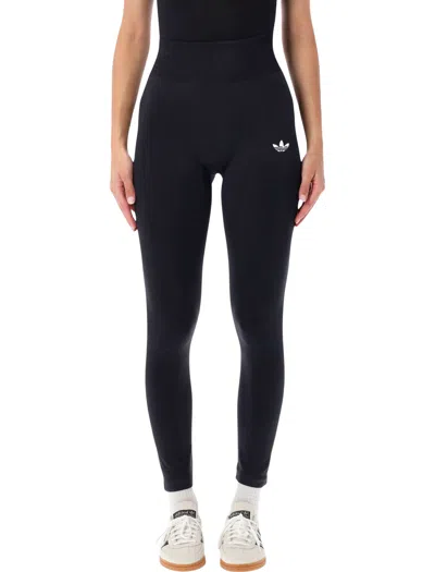 Adidas Originals High-waisted Performance Leggings In Nero