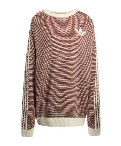 Adidas Originals Holiday Pack Knit Sweater In Brown