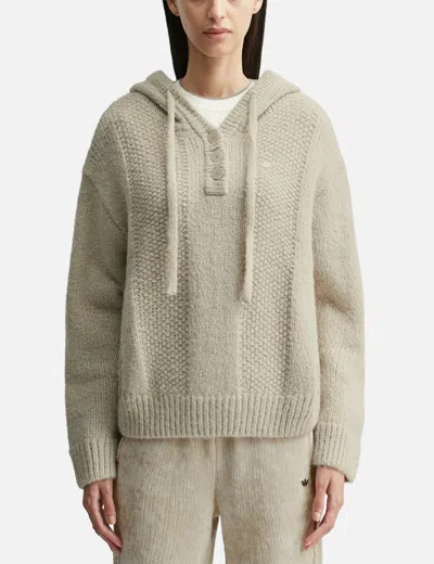 Adidas Originals Hoody Sweater In Green