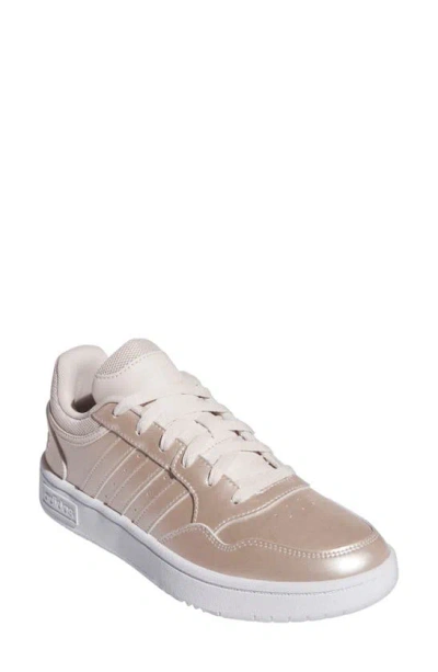Adidas Originals Hoops 3.0 Low Top Sneaker In White/putty Mauve/putty Mauve