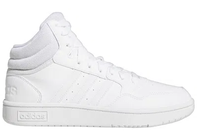 Pre-owned Adidas Originals Hoops 3.0 Mid Classic (women's) Sneakers In Cloud White/dash Grey In Multi