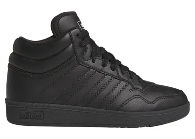 Pre-owned Adidas Originals Hoops 4.0 Mid Black Sneakers In Core Black/cloud White In Multi