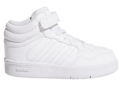 Pre-owned Adidas Originals Hoops 4.0 Mid Sneakers In Cloud White/core Black In Multi