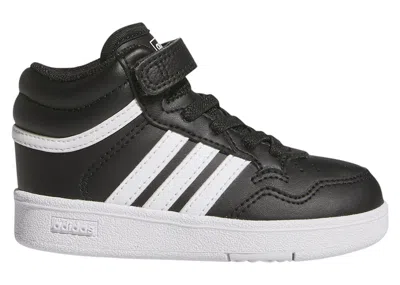 Pre-owned Adidas Originals Hoops 4.0 Mid Sneakers In Core Black/cloud White In Multi