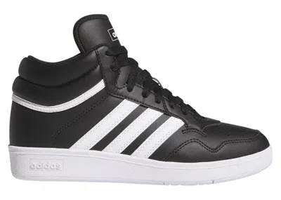 Pre-owned Adidas Originals Hoops 4.0 Mid Sneakers In Core Black/cloud White In Multi