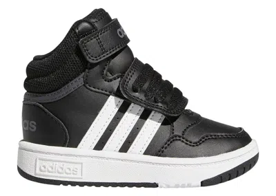 Pre-owned Adidas Originals Hoops Mid Black White Grey Sneakers In Core Black/cloud White/grey Six In Multi
