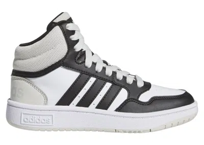 Pre-owned Adidas Originals Hoops Mid Sneakers In Orbit Grey/core Black/cloud White
