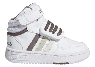 Pre-owned Adidas Originals Hoops Mid White Putty Sneakers In Cloud White/orbit Grey/putty Grey