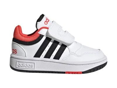 Pre-owned Adidas Originals Hoops Sneakers In Cloud White/core Black/bright Red