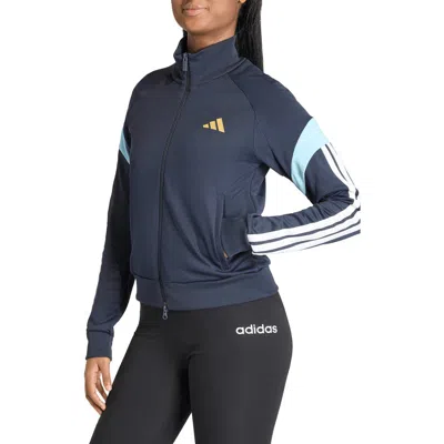 Adidas Originals House Of Tiro Nations Track Jacket In Blue