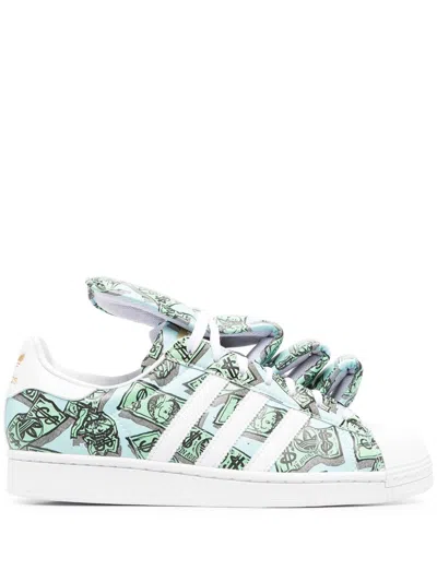 Adidas Originals Hp6596 Printed Sneakers In White