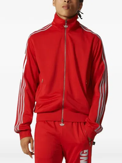 Adidas Originals Human Race Track Top "pharrell Williams In Red