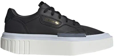 Pre-owned Adidas Originals Hypersleek (women's) Sneakers In Core Black/aero Blue