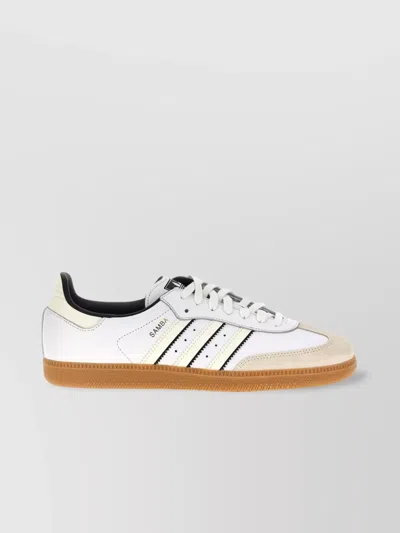 Adidas Originals Iconic Sneakers With Striped Accents And Perforated Design In White