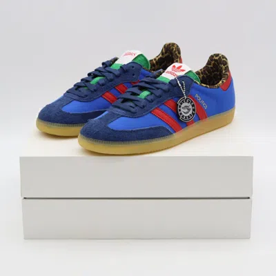 Pre-owned Adidas Originals Ie0173 Sneaker Politics  Consortium Samba Blue Bird (men's)
