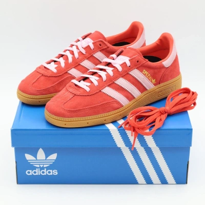 Pre-owned Adidas Originals Ie5894  Handball Spezial Bright Red Clear Pink Gum (women's)