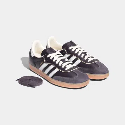 Pre-owned Adidas Originals Ig6836  Samba Og Aura Black Cream White Gold Metallic (women's)