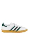 Adidas Originals Scarpe Gazelle Indoor Cream White/collegiate Green/gum In White