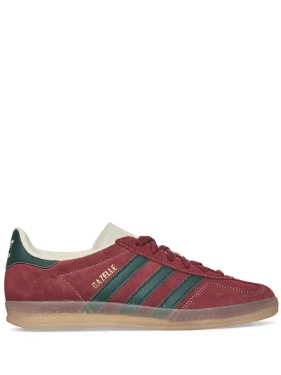 Adidas Originals Indoor Gazelle Sneakers In Rosso