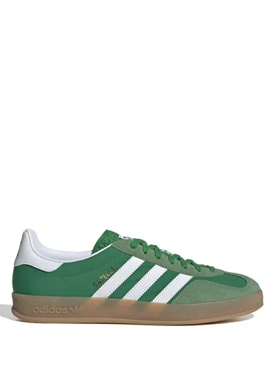 Adidas Originals Indoor Gazelle Sneakers In Verde