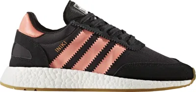 Pre-owned Adidas Originals Iniki Runner (women's) Sneakers In Core Black/semi Flash Orange