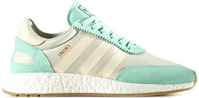 Pre-owned Adidas Originals Iniki Runner (women's) Sneakers In Easy Green/cream White/linen Green
