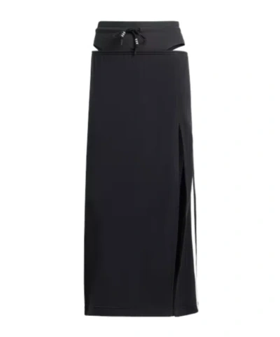 Adidas Originals Inner-briefs Maxi Skirt In Black