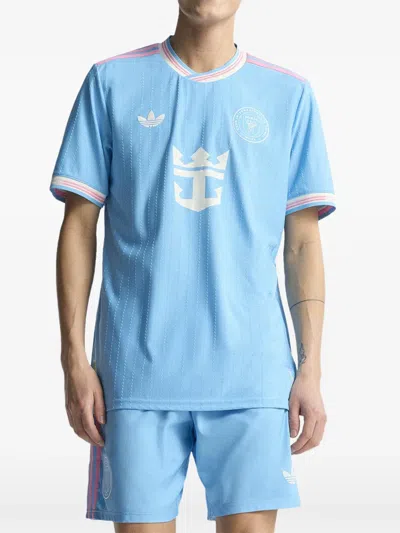 Adidas Originals Inter Miami Cf Messi Performance T-shirt In Blue