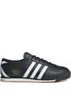 Adidas Originals Mens Black White Gum Italia 70s Leather Low-top Trainers