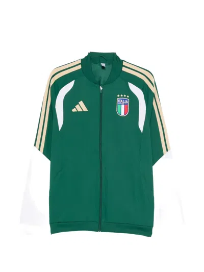 Adidas Originals Italy 26 Tiro Track Jacket In Green