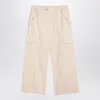 Adidas Originals Adidas By Wales Bonner Ivory Cotton Cargo Trousers