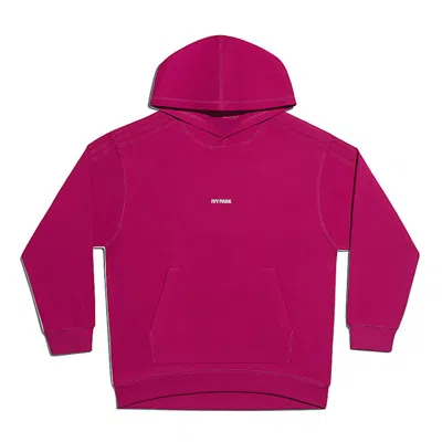 Pre-owned Adidas Originals Ivy Park Cargo Hoodie (all Gender) In Bold Pink