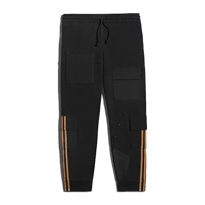 Pre-owned Adidas Originals Ivy Park Cargo Sweat Pants (gender Neutral) In Black