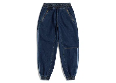Pre-owned Adidas Originals Ivy Park Denim Track Pants (all Gender) In Dark Denim