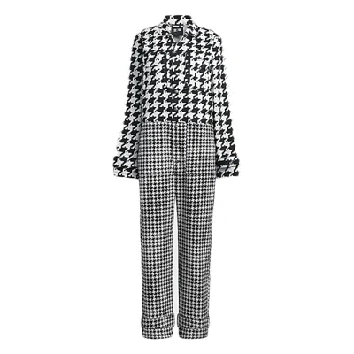 Pre-owned Adidas Originals Ivy Park Halls Of Ivy 3stripes Jumpsuit 2.0 (all Gender) In Clear Grey/black