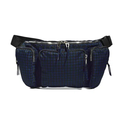 Pre-owned Adidas Originals Ivy Park Halls Of Ivy Oversized Waist Bag In Dark Blue