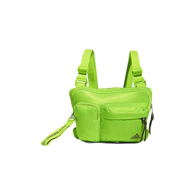 Pre-owned Adidas Originals Ivy Park Halls Of Ivy Small Backpack In Solar Green