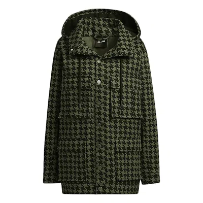 Pre-owned Adidas Originals Ivy Park Halls Of Ivy Twill Track Jacket (all Gender) In Wild Pine/black