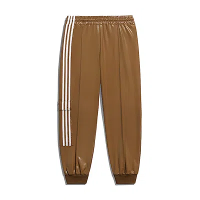 Pre-owned Adidas Originals Ivy Park Latex Track Pants (all Gender) In Wild Brown